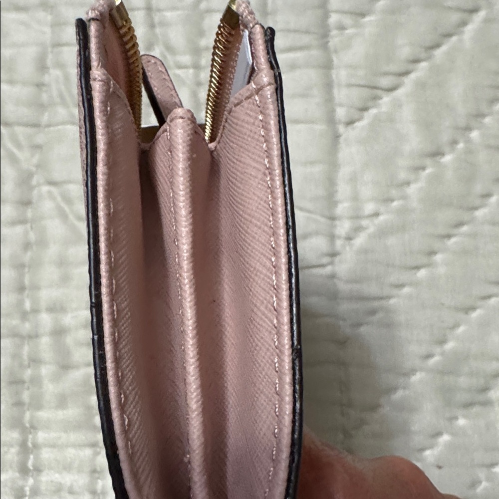 Michael Kors Pink and Red Stripe Wallet - Picture 5 of 5